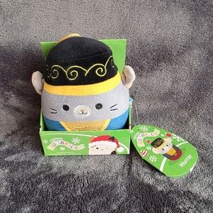 NWT Squishmallow Murray Nutcracker Mouse 4.5-5" Rare Christmas plush ornament